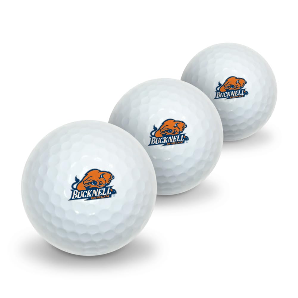 GRAPHICS & MORE Bucknell University Novelty Golf Balls 3 Pack