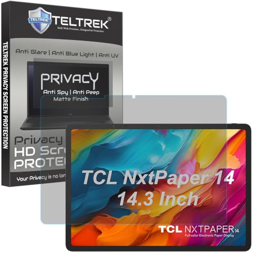 Image of Privacy Matte Anti Peep Screen Guard Compatible With TCL NxtPaper 14 Tab (14.3 inch Inch Tablet) Anti Spy Screenguard Not a Tempered Glass Screen Protector