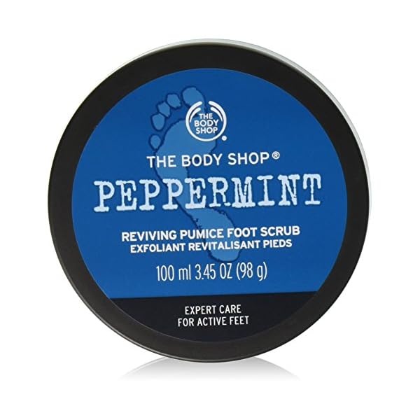 The Body Shop Peppermint Reviving Pumice Exfoliating Foot Scrub, 100ml