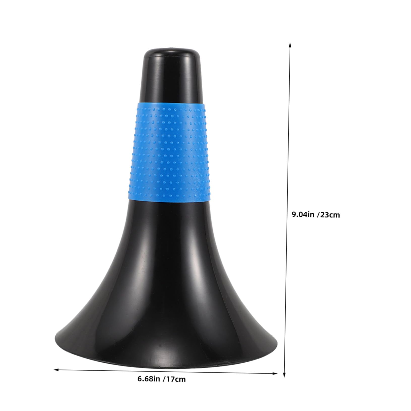 5 Coni per Allenamento Sportivo per Calcio e Basket, in Plastica, Alta visibilità, Design Stabile per Esercizi di Agilità e Ostacoli