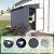 Yardenaler 4x6 FT Metal Outdoor Lean to Storage Shed, Garden Tool Shed Kit with Door & Lock, Waterproof Patio Utility Tool Shed for Backyard and Garden, Gray