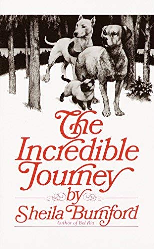 The Incredible Journey by Sheila Burnford (1995... B01F9FTCB8 Book Cover