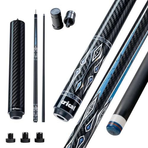 Taco de billar CRICAL de fibra de carbono 58 pulgadas con extensión