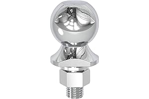 ROAD DAWG ATRLY2002D Torin Tow Ball: Fortified 2" Trailer Hitch Ball, 3 Ton Capacity