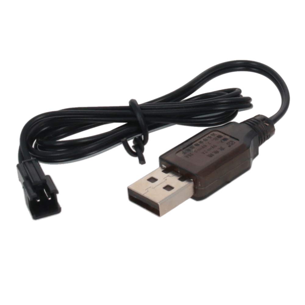 Fielect SM-2P Positive USB Charging Cable for RC Car 3.6V 250mA Ni-MH Ni-CD Battery
