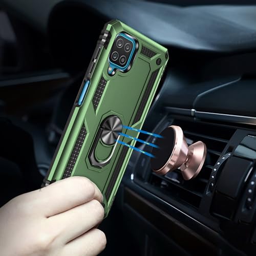 Coque de téléphone pour Galaxy A12 blindée de qualité militaire