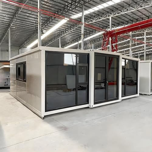 Modern Expandable Prefab Tiny Villa – 20ft Foldable Container House with 2 Bedrooms,Fully Equipped Kitchen & Bathroom,Portable Prefabricated Modular Home for Family Living,Rental Cabin,Guest Suite - Image 3