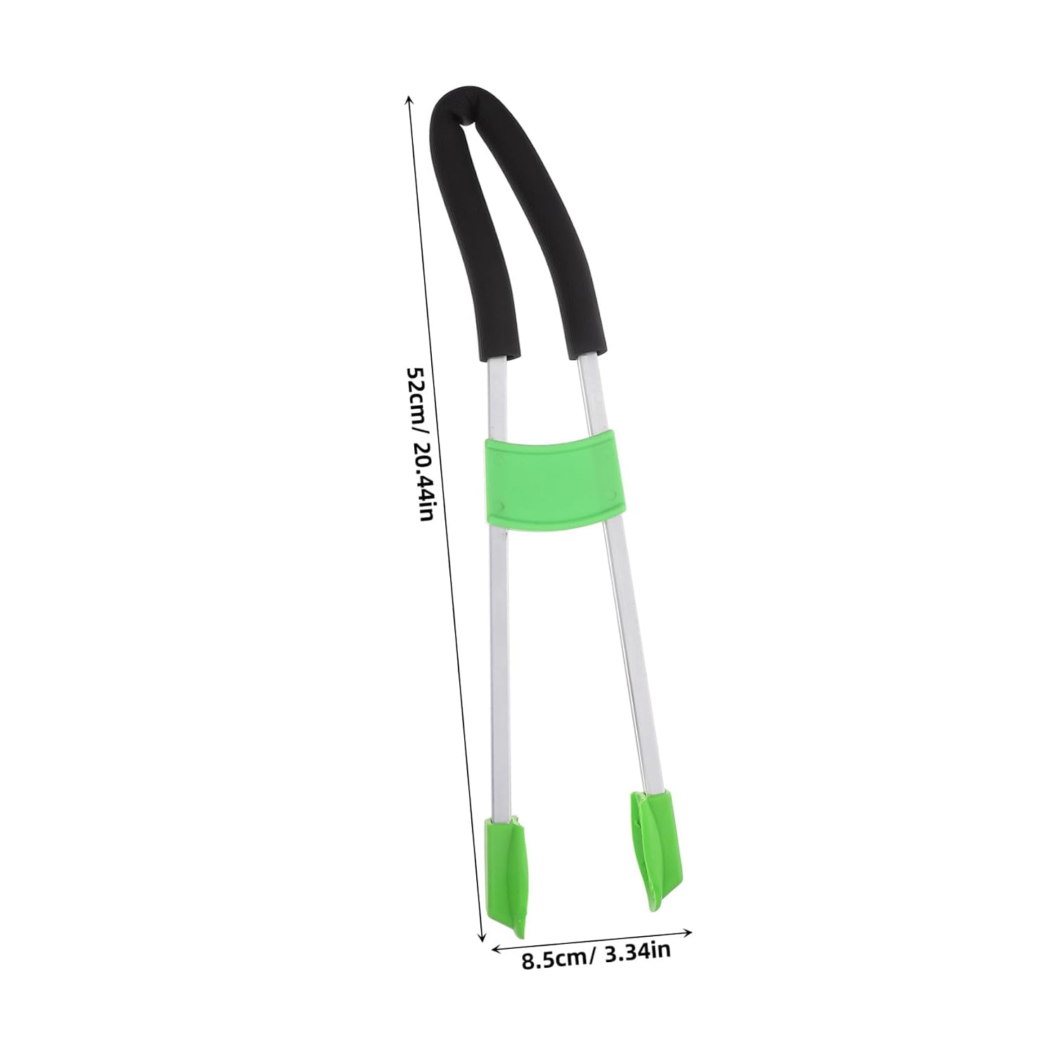 SOLUSTRE Foldable Trash Grabber Tool Long Pick Up Tool for Elderly Lightweight Garbage Picker Upper Handy Mobility Aid for Trash Pick Up Litter Picker, Arm Extension Green