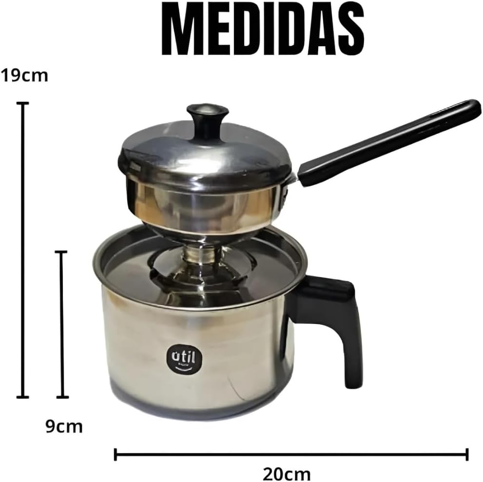 Cuscuzeira porção Individual Cuscuz a vapor Peitinho de moça Paulista para fogão elétrico por Indução e a gás Nordestina-UTILEVA Cuscuzeira porção Individual Cuscuz a vapor Peitinho de moça Paulista para fogão elétrico por Indução e a gás Nordestina-UTILEVA