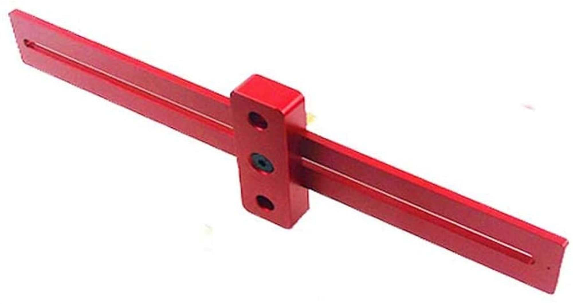 Escuadra de Alta precisión, Regla en Forma de T de aleación de Aluminio roja de 300mm for carpintería DIY medición Dibujo Marcado