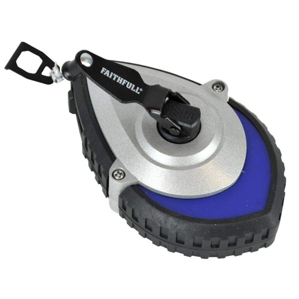 Faithfull Multi-Colour Aluminium Chalk Line 30M