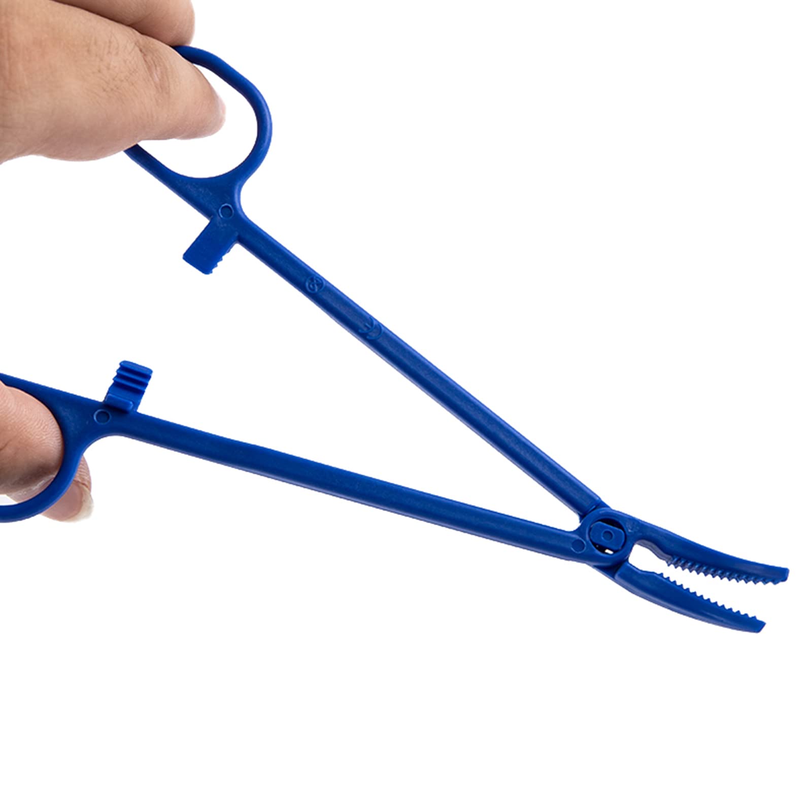 Alicates hemostáticos 6.29 pulgadas pinzas de esponja de algodón herramientas de boca de plástico afiladas