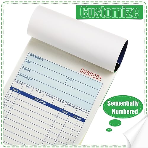 Lincia LINCIA-CARBONLESS PURCHASE-89 Pads Sales Order Book 2 Part Carbonless (White/Canary Yellow) Receipt Books thumb #3