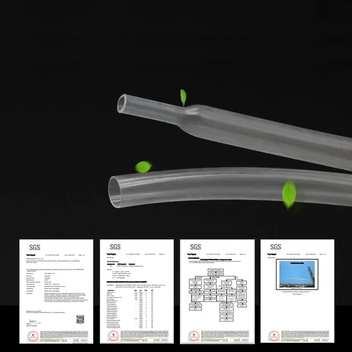1~50 m 2:1 gaine thermorétractable diamètre transparent 0,6 mm ~ 150 mm réparation câble protection bricolage gaine gaine gaine-45 mm-50 mètres