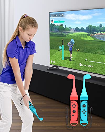 Hozkaii TNS-2170 Switch Sports Accessories Bundle - Hozkaii 22 In 1 Family Accessories Kit Pack For Nintendo Switch/Oled Sports Games With Charging Dock, Game Guns, Tennis Rackets, Golf Clubs thumb #4
