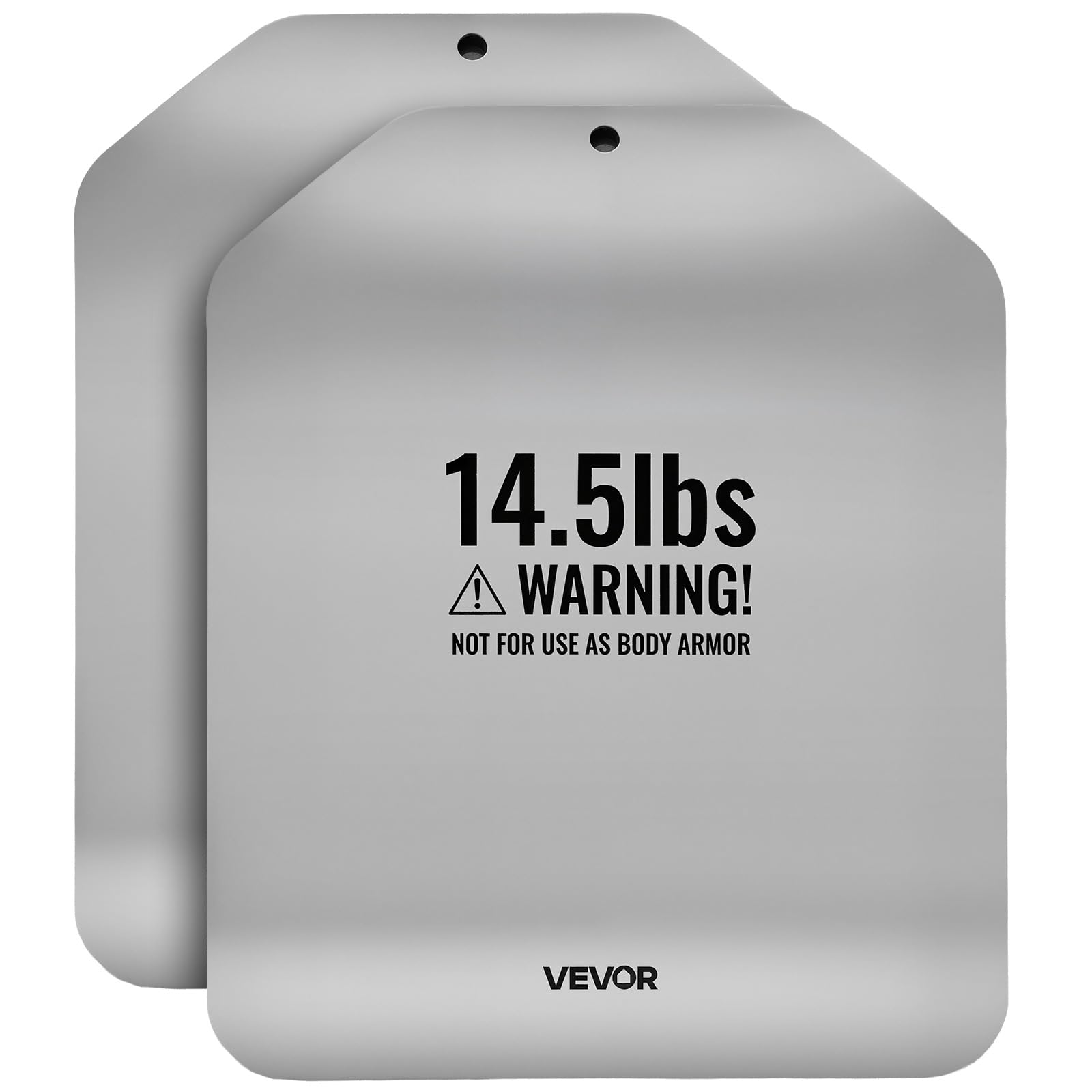 VEVOR Gewichtsplatten für Gewichtswesten 13,2 kg Set (2 x 6,6 kg), Gebogene Gewichtswestenplatten für WODs & Funktionelles Training, Ergonomisches Zusatzgewicht für Krafttraining, Laufen und Fitness