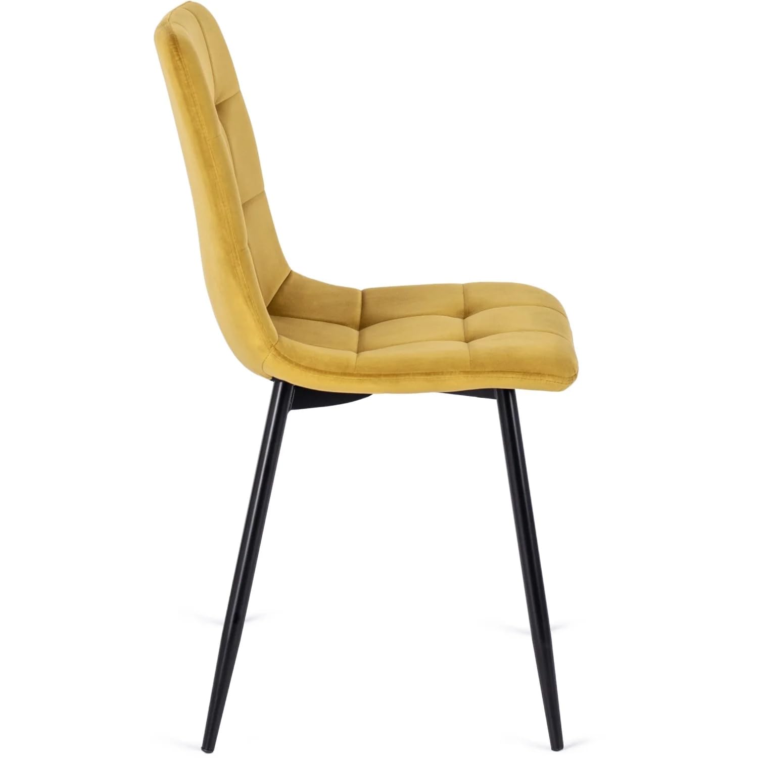 PAROS - SILLA - VELURO AMARILLO - 43 x 52 x 90,5 cm