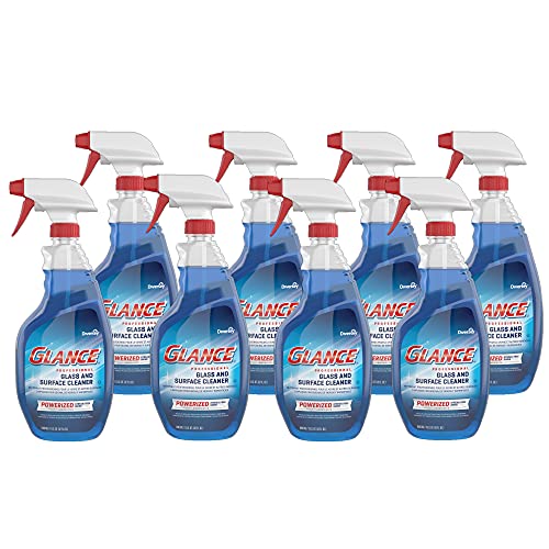 Image of Glance Diversey Powerized Glass Cleaner, Ready to Use, 32 oz, 8 Pack