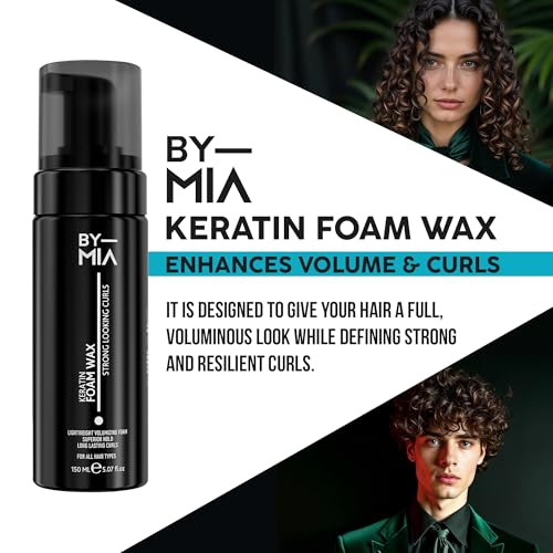 Keratin Hair Foam Wax 5.07 fl oz miniatura 2