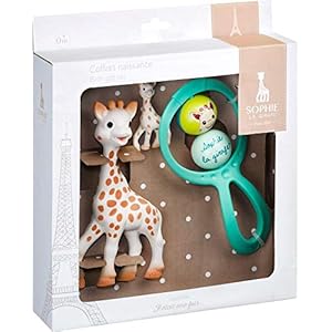 Als de geboorte van Sophie giraffe eerste tijdperk