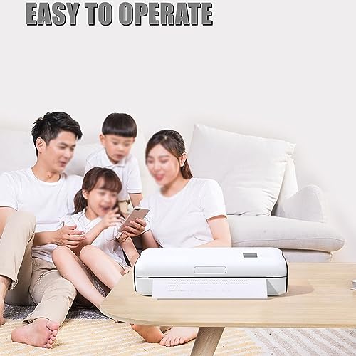 Image of Fafeicy A4 Thermal Printer Bluetooth Portable Thermal Label Printer Inkless Wireless with BT Connection for iOS Androids Smartphones Home School Office