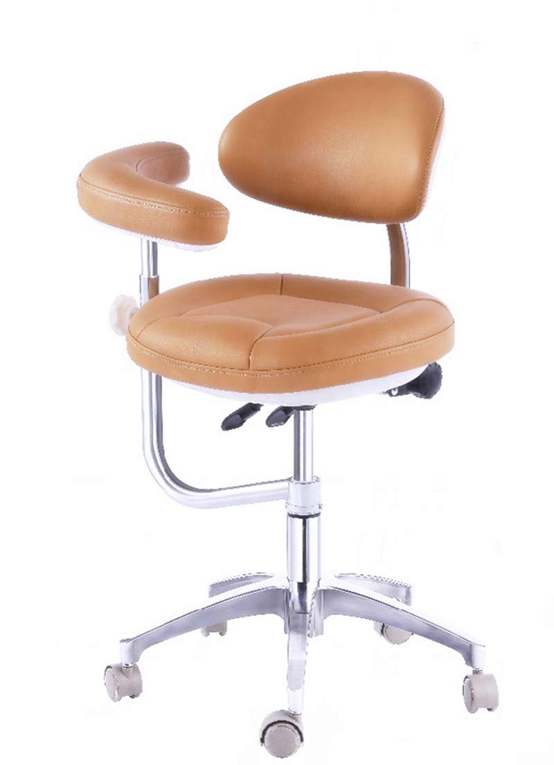 SoHome Dental Multifunctional Doctor's Chair Portable Assistant Chair Microfiber Leather Medical Chair Adjustable Seat Height QY600-1 : Industrial & Scientific