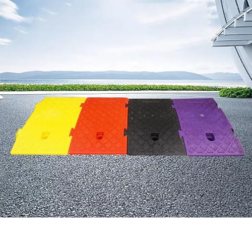 Rampas plásticas con clip para umbral, almohadillas triangulares antideslizantes y resistentes al desgaste para entrada de garaje miniatura 4