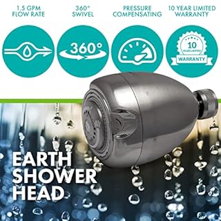 Niagara Conservation High Efficiency 1.5 GPM Earth Spa 3-Spray Showerhead in Brushed Nickel, N2915BN