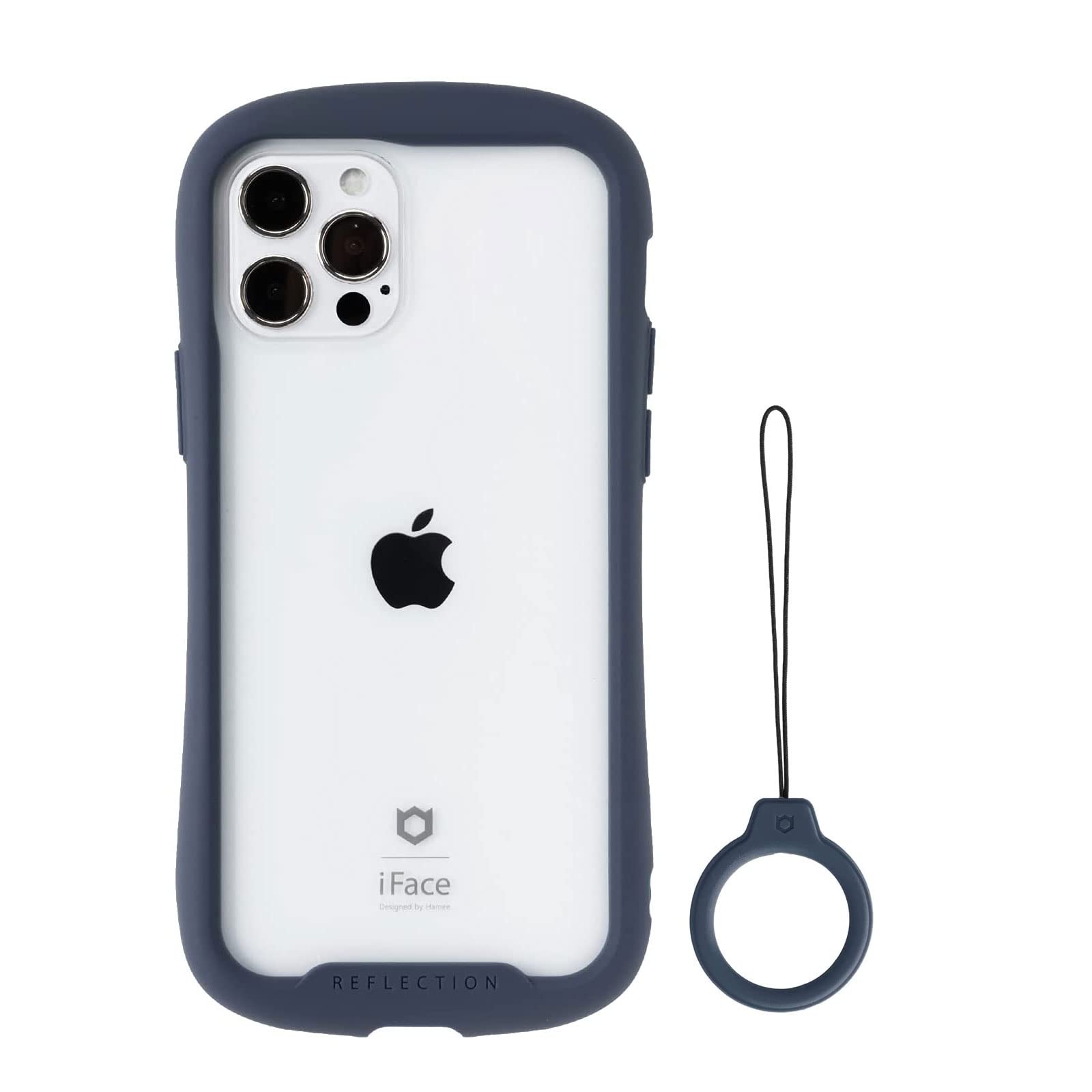 Amazon.co.jp: iFace Reflection iPhone 12 用 ケース 強化ガラス 