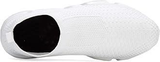 Santiro Mens Walking Shoes Breathable Knit Slip On Sneakers Lightweight Athletic Gym Shoes