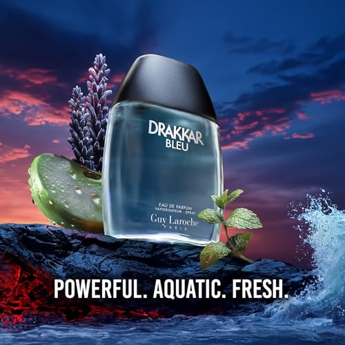 Miniatura 2 de Guy Laroche Drakkar Bleu, Fragancia Icónica de Diseñador, Poderoso, Acuático y Fresco Eau de Parfum, 100 ml