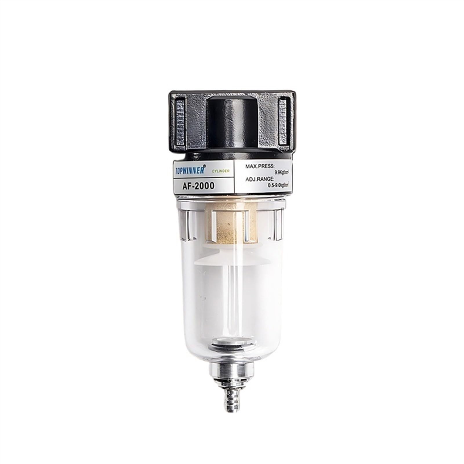 AF2000 AF2000-02 1/4 Pneumatic Component Air Compressor Processor Copper Filter Pump Oil and Water Separator(AF w (PC4-02x2))