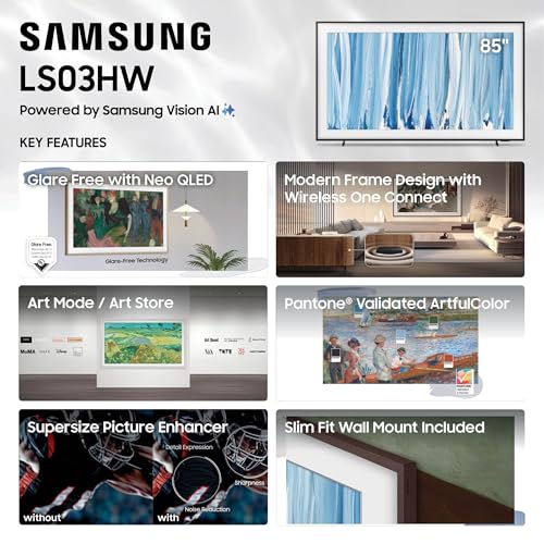 Samsung Frame TV 85 inch