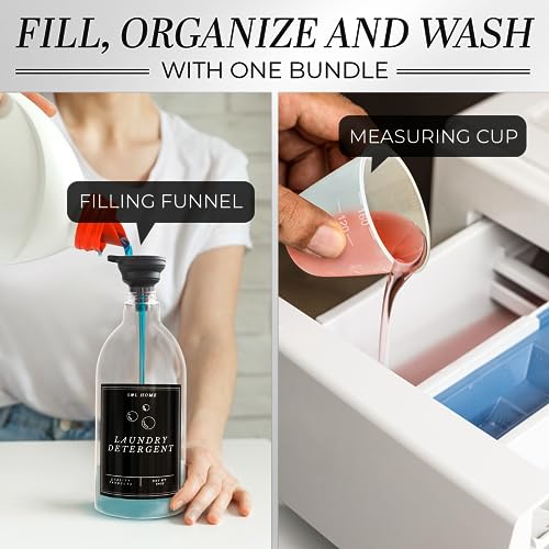 S&L Home Liquid Laundry Detergent Dispenser 64 Oz Plastic Laundry