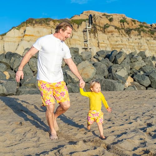 Image of SwimZip Boys' Long Sleeve Rash Guard & Swim Shorts Set - UPF 50+ Sun Protection