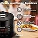 CUCKOO CRP-PK1001S 10-Cup (Uncooked) / 20-Cup (Cooked) Heating Pressure Rice Cooker & Warmer with Nonstick Inner Pot, 13 Menu Options, Fuzzy Logic Tech, Auto Clean (Black)