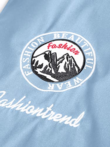 SHENHE Men's Letter Print Varsity Jacket Color Block Streetwear Bomer Baseball Jacket3