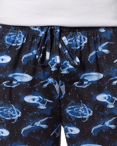 Star Trek Adult The Next Generation TNG USS Enterprise DS9 Klingon Ships Pajama Pants Loungewear Men Women3