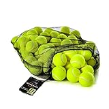 Aspect Practice Tennis balls, 24 Pressure less Training Exercise Tennis Balls with Easy Transport...
