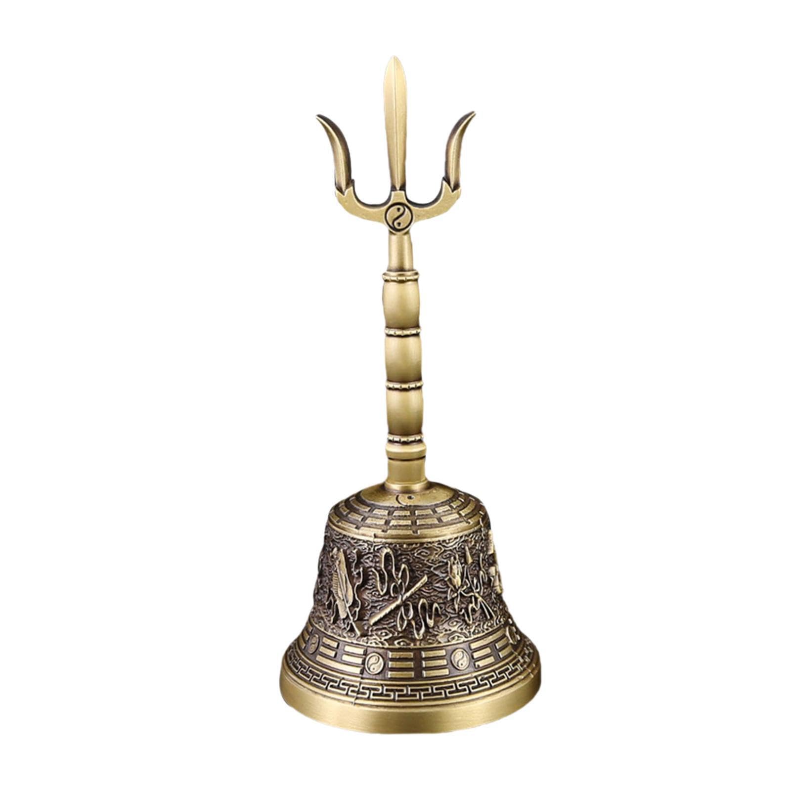 Zambuph Extra Loud Resonance Cer Taoist Buddhist Bell Authentic Nepalese Craftsmanship 5Cm Showcasing Intricate Art Of Traditional Nepalese Craftsmanship.