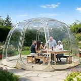 Casa A Bolla Trasparente Da Giardino, Rifugio Da Campeggio Geodetico Esterno Di 11,5ft/3,6...
