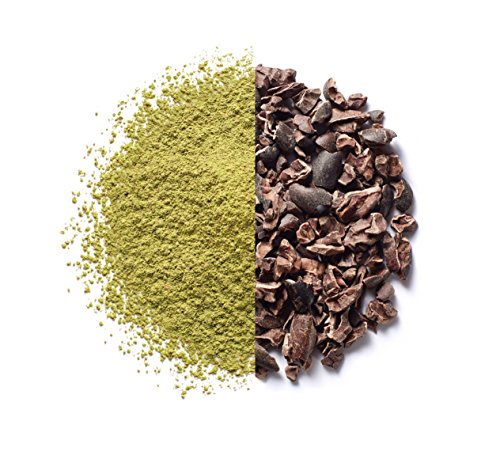 Paromi Tea Matcha With Cocoa 35 Grams, Organic Stone-Ground Organic Green Tea With Organic Cocoa, Serve Hot Or Iced, Blend, Whisk, Stir, Or Shake Into Water Or Milk #TOP1