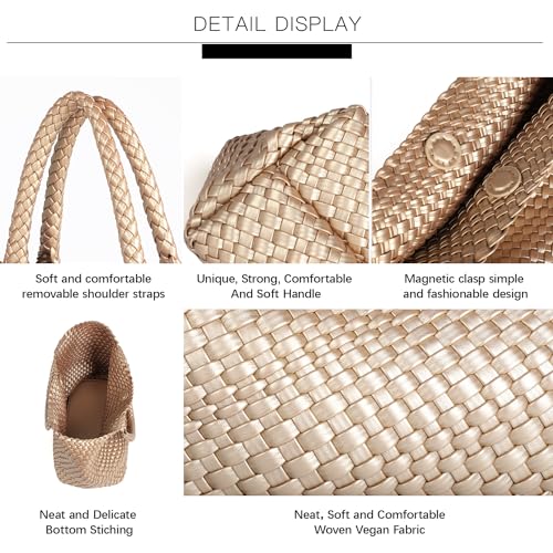Image of Queenoris Shoulder Bags for Women, Fashion Purses and Handbags Top Handle Vegan Leather Shopper Satchel Large Travel Tote Bag | TOP HANDLE