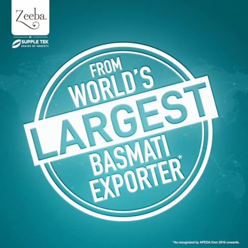Image of Zeeba Everyday Basmati Rice 1 Kg, Perfect for Everyday Cooking (Cooked length upto 14mm*)