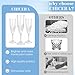 CHICERA 24 Pcs Plastic Champagne Flutes,White Champagne Glasses Bulk, Made of Durable Plastic Material Can be Used for Weddings, Everyday Fun Parties and More!