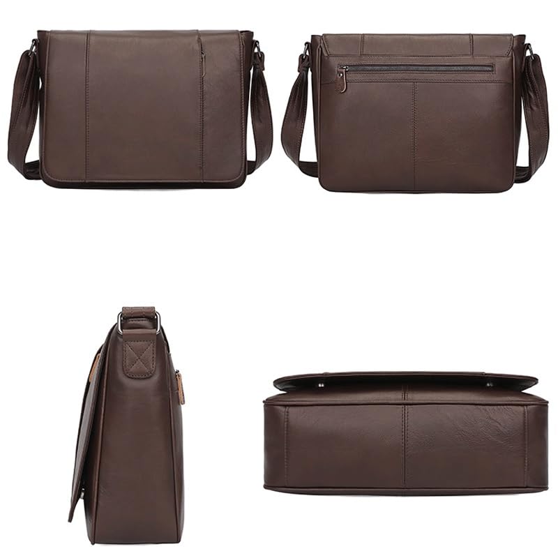 Bolso Vintage Cruzado de Cuero con Cera miniatura 3