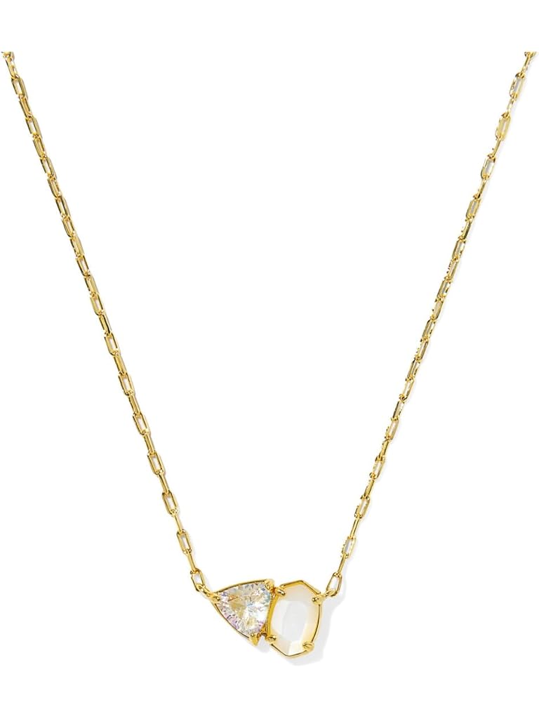 Neutral Kendra Scott Tatum Short Pendant Necklace