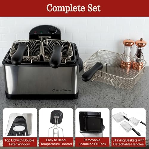 Commercial deep fryer heavy duty