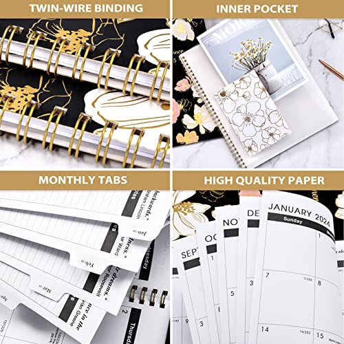 2023-2025 Monthly Planner/Calendar - 2 Year Monthly Planner 2023-2025, July 2023 - June 2025, 9" X 11" Planner With Monthly Tabs, Twin-Wire Binding, Two-Side Pocket, Perfect Organizer #TOP4