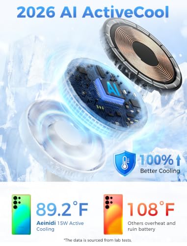 Image of Aeinidi Magnetic Wireless Charger for Samsung, 3 in 1 Super Fast Charging Station for MagSafe Charger Stand for Galaxy S26 Ultra Z Fold /Flip 8, Watch Ultra 8 7, Buds 4 /3 Pro, Not for Watch 9 /Ultra 2